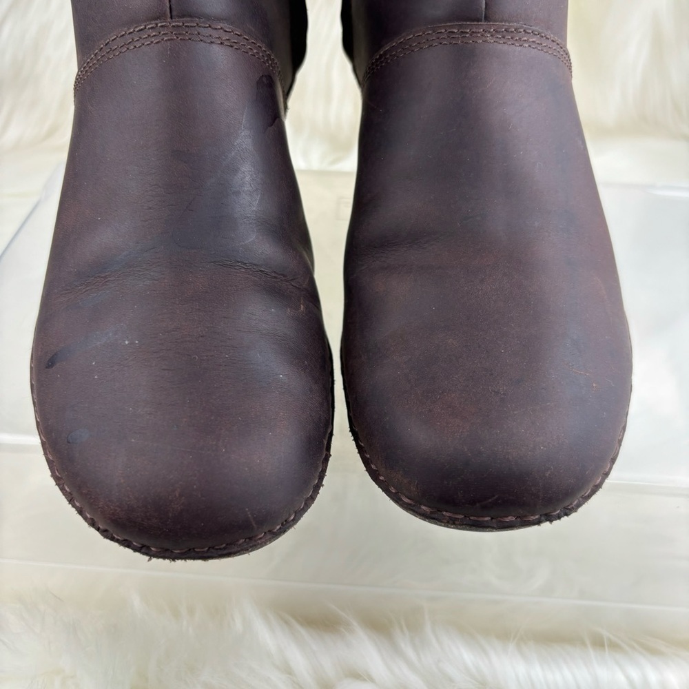 MERRELL EMMA BRUNETTE BROWN LOW CALF LEATHER BOOTS SIZE 5 WOMAN - Picture 6 of 10